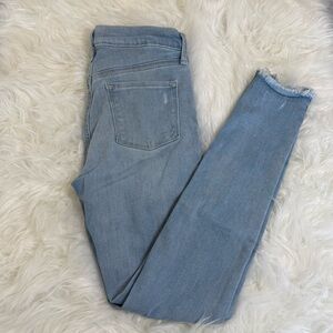 Light Blue Girl's Jeggings
